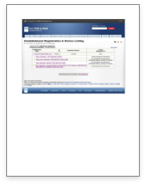 US <br />FDA Registration